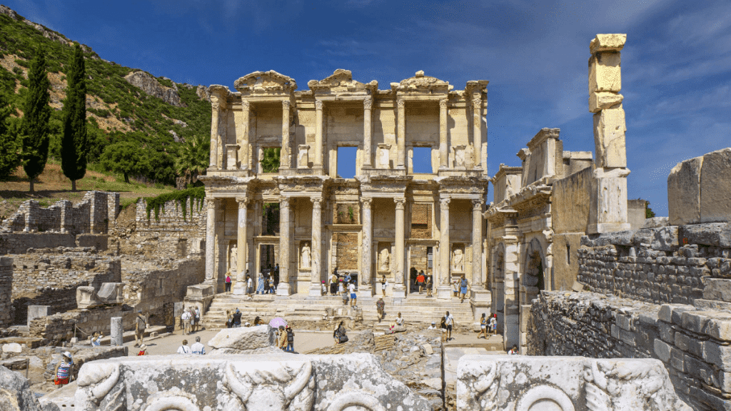 celsus kütüphanesi gezilinki - efes antik kenti